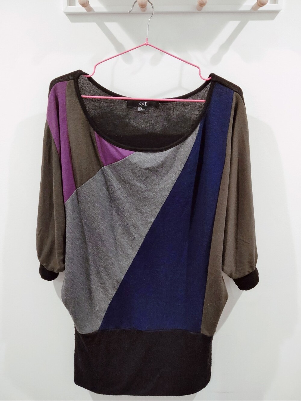 Forever 21 Colorblock Women's Top Fall Outfit
